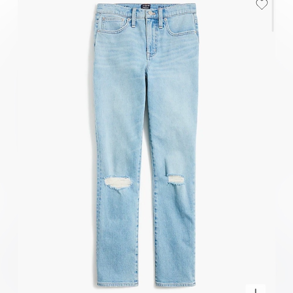 J CREW ESSENTIAL STRAIGHT JEAN IN ALL-DAY STRETCH